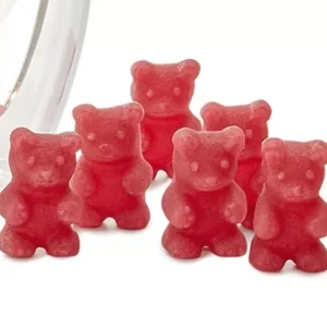 Oursons d’infusion Framboise Vanille – sachet de 10 oursons à infuser – boisson chaude ou froide fruitée et gourmande