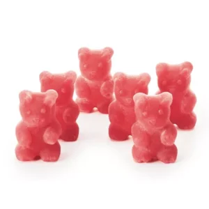 Oursons infusion saveur cerise coco kiwi – infusion gourmande, fruitée et originale à faire fondre dans l’eau chaude ou froide – sachet de 10 oursons.