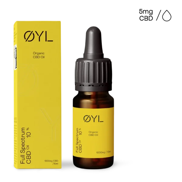 Full Spectrum Huile de CBD 10% biologique 10ml